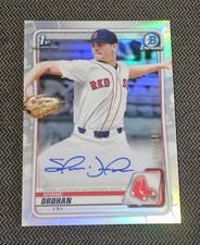 Shane Drohan 2020 Bowman Draft 1st Refractor Autograph 049/499 RC Auto