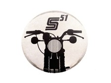 Button, Anstecker "S51" &Oslash;25 mm