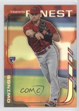 2014 Topps Finest Refractor Chris Owings #28 0w7