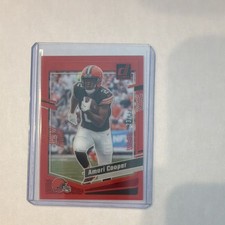 Panini 2023 Clearly Donruss Amari Cooper #13 Red /49 Browns Football