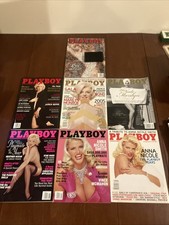 Lot Of 7 Marilyn Monroe Inspired Playboy Magazines Anna Nicole Smith Heather Koz
