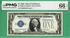 LOW 3 DIGIT UPLADDER SERIAL NUMBER - E 00000456 A - 1928 $1 SC - PMG GEM 66 EPQ — photo 1
