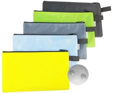 5 Pack 13x8 inch Tool Bag Zipper Pouch, Utility, Multipurpose Storage, Pencils