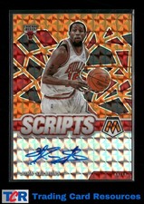 2020-21 Panini Mosaic #SC-JSA John Salmons Scripts Orange