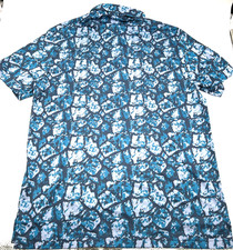 NEW Adidas Cobblestone Mens Print Golf Performance Polo - Size Medium - GU2661