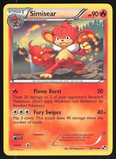 Simisear 20/135 LP Plasma Storm Pokemon Card