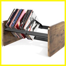 Record Player Stand with Vinyl Storage Shelf, Wooden Record Display,Vinyl Rec...
