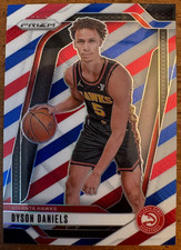 Dyson Daniels 2024-25 Panini Prizm Red White and Blue #122 - Atlanta Hawks