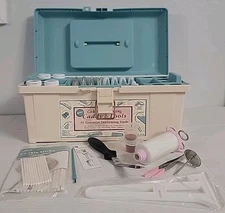 WILTON Cake Decorating 16'' Tool Caddy & Tools Portable Toolbox Extras Vintage