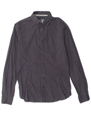 ARMANI JEANS Herren Hemd Medium Navy Blau Baumwolle DX14