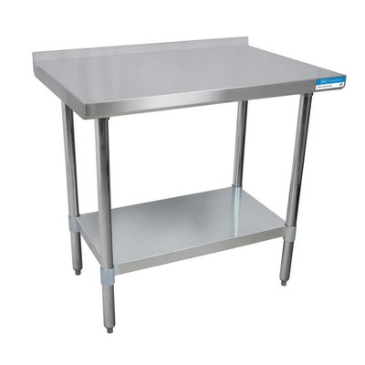 BK Resources CVT-3636 36''W x 36''D 16 Gauge Stainless Steel Work Table