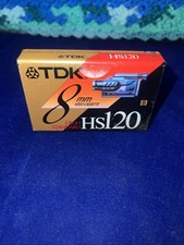 TDK 8MM Tape High Standard HS 120 Sealed Video Cassette - NEW SEALED