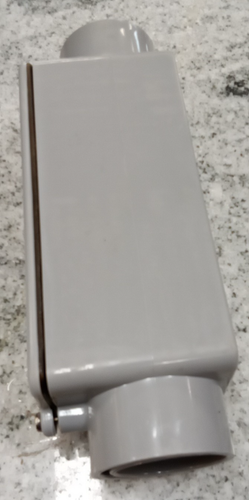 CARLON/PVC/FITTING/E987G/ 1-1/4"/Conduit Outlet Bodies /Grey /Type C/NEW(48D3&D2 - Picture 5 of 10