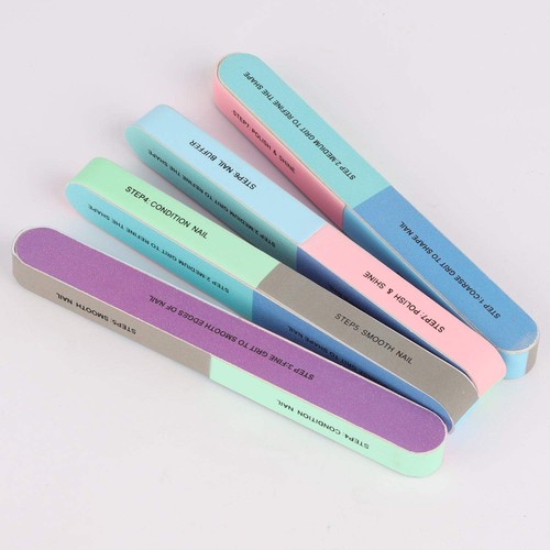 12 Pieces 7 Way Nail Files and Buffers, Professional Nail Buffing Files Buffi... - Imagen 7 de 7