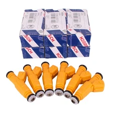 6 pcs Bosch Fuel Injectors Set For 1987-1998 Jeep Grand Cherokee Wrangler 4.0L