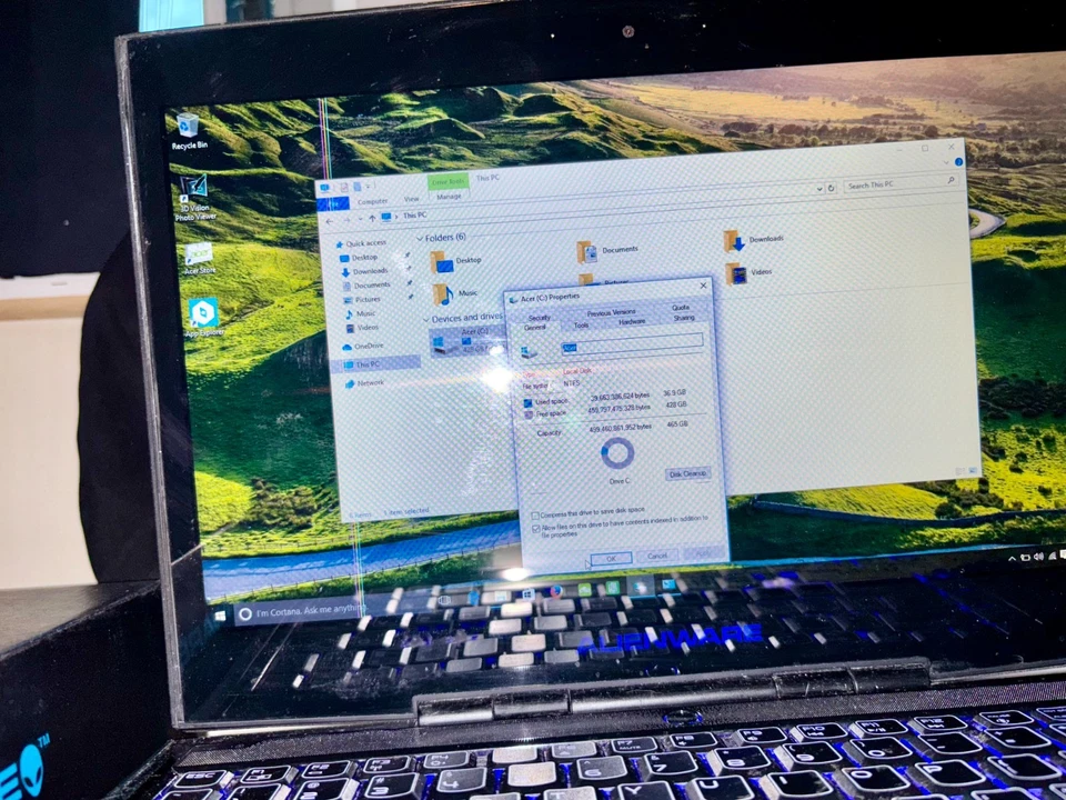 Alienware M14x R2 14" Gaming Laptop-Used/Parts/Repair - Image 4 of 4