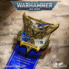 Warhammer 40,000 Offizielles Indomitus CrusadeCampaign Badge Sammlerstücke