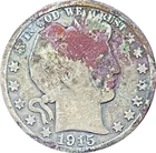 1915-D Barber Half Dollar