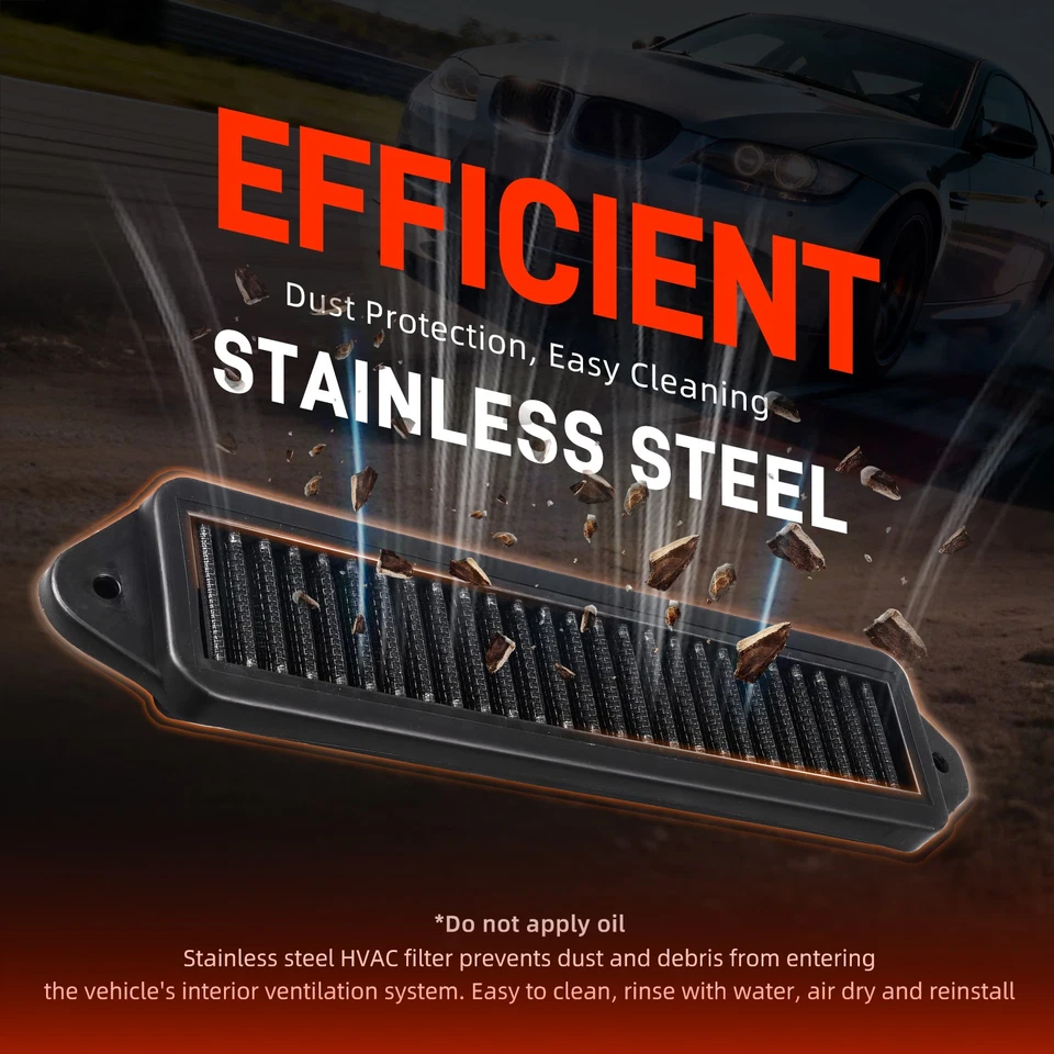 Cowl Filter & Guard Cover For BMW E90 E91 E92 E93 335i 335d 330i 330d M3 E82 1M - Image 3 of 4