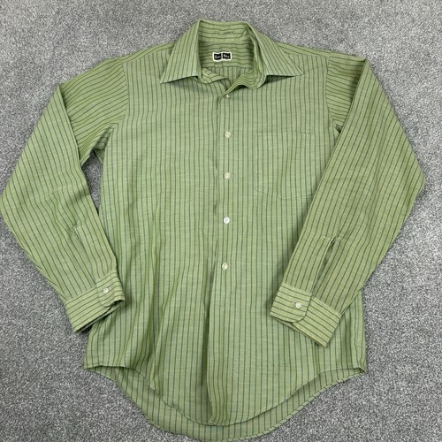 Boston Store Shirt Mens 15 34 60s 70s Disco True Vintage Thin Permanent Press