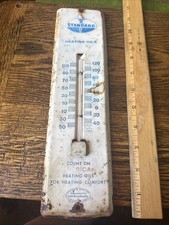 Vintage Standard Oil Advertising Thermometer ...