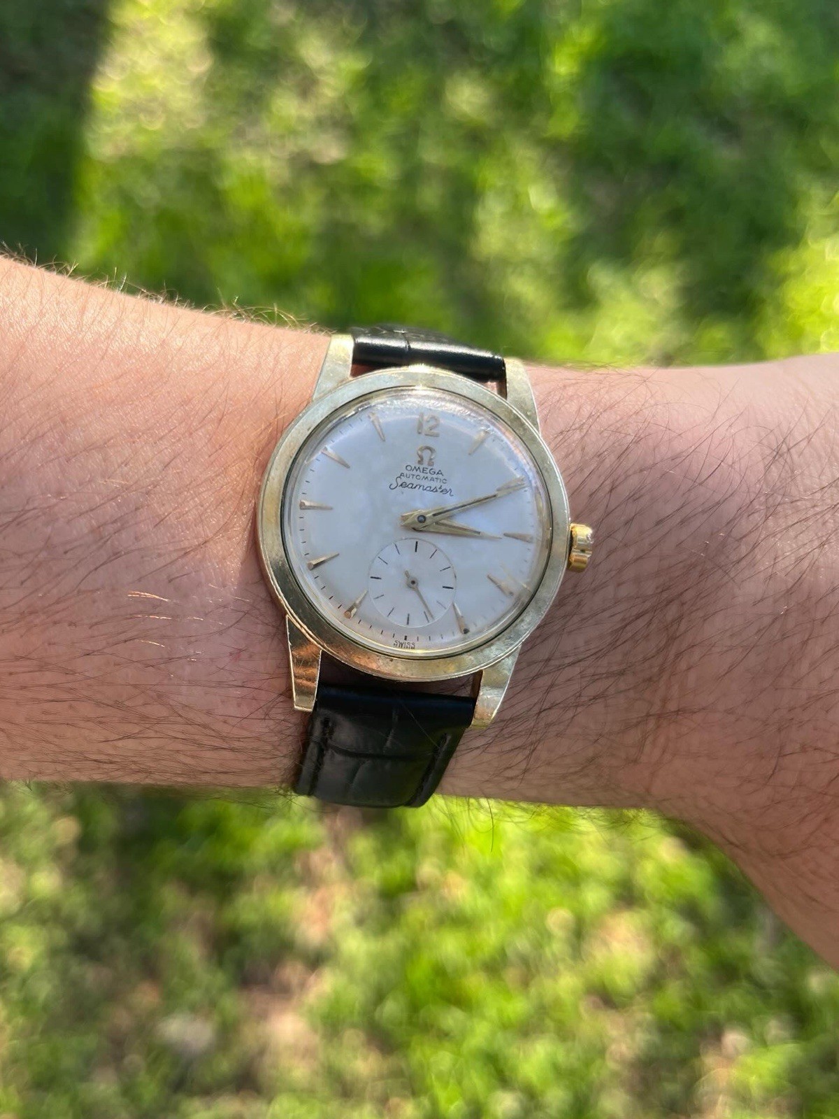 Omega Gold Seamaster Vintage 1952 14k - vintagewatches.pk