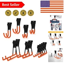 Versatile Slatwall Garage Hooks - 12 Heavy Duty Hooks for Efficient Storage