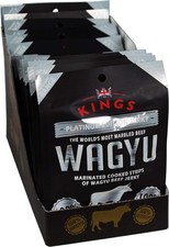 Kings - Wagyu Beef Jerky - Platinum Edition - Box of 12 x 25 g Pack of 2