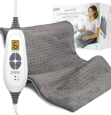 #ad PURE ENRICHMENT MICROPLUSH HEATING PAD XXL 20quot;X24quot; $29.99