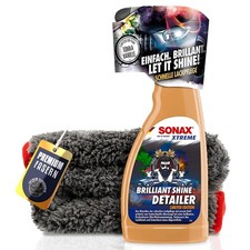 Auto Lackreiniger Set SONAX Xtreme Brilliant Shine Detailer 500ml + Poliertuch