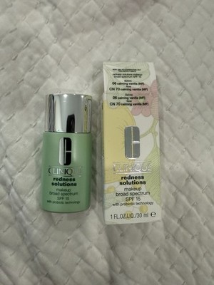 Clinique Redness Solution Makeup Broad Spectrum SPF 15 - 06 Calming Vanilla -NIB