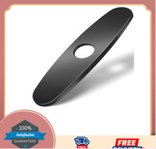 Kitchen Sink Faucet Hole Cover, Deck Plate for Faucet- 10 Matte Black