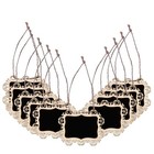  10 Pcs Label Tags Message Display Mini-Kreidetafel Kreidetafeln -Tags