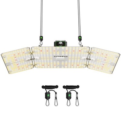 VIVOSUN 200W LumaLight LED Grow Light Vollspektrum Dimmbar IP65,für 120 x 60 cm