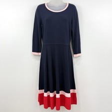 Talbots Sweater Dress Women's S NWT Colorblock Classic Nautical Feminine Capsule