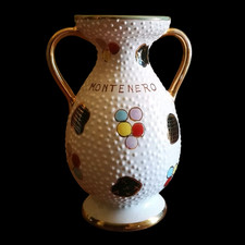 Vaso in ceramica Serafino Volpi Deruta, anni 40 circa, Italia