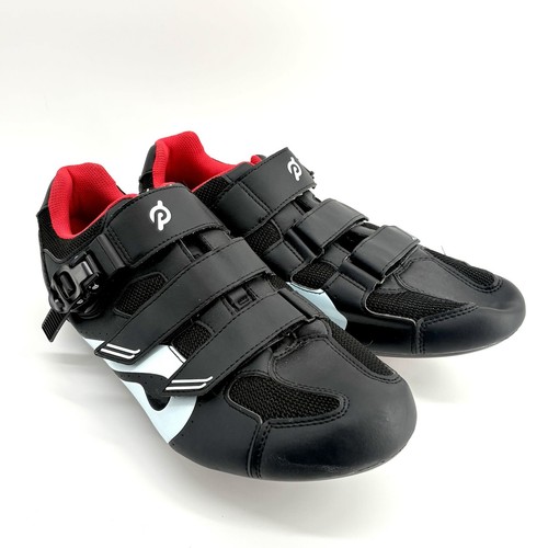 Peloton Cycling Shoes PL-SH-02 Mens EU 48 US 13.5 Black Red Delta Nwob (G) - Picture 5 of 8