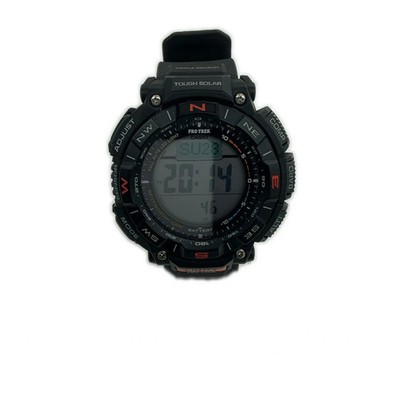 Pro Trek Unisex Watch PRG 340 1JF Urethane Black Used