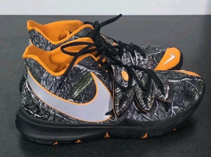 Nike‎ Kyrie 5 Taco PE Men 14 Tree Camo Orange Reflective. QS AO2918-902 Sneaker 1_5de5ca9b-1ee7-41ec-9556-  main image 4