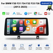 Autoradio 12.3'''' Anti-glare Android Auto F�r BMW F30 F31 F32 F33 F34 F36 2017-23