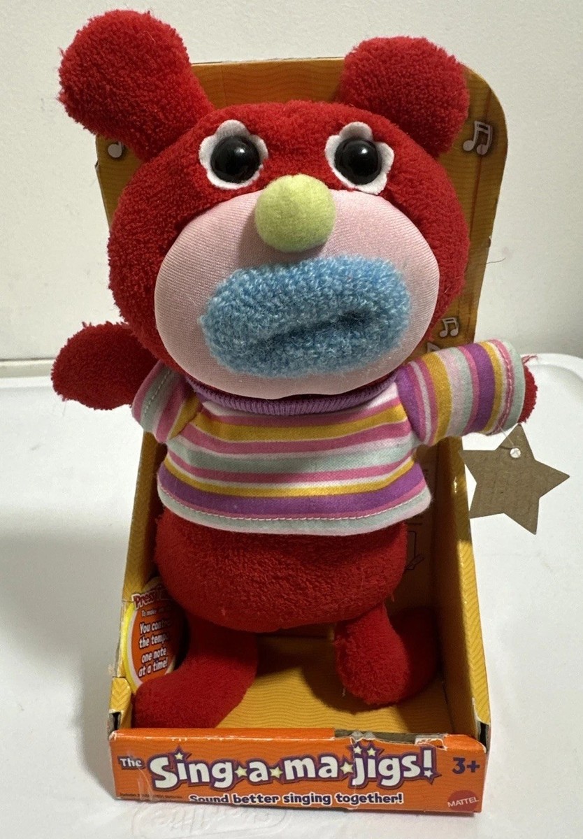 Set of 2 Fisher Mattel The Sing-a-ma-jigs Yellow/ Teal Works