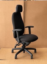 Adapt* Ergonomic Heavy Duty Chair Office, Chair with Lumbar Support Black