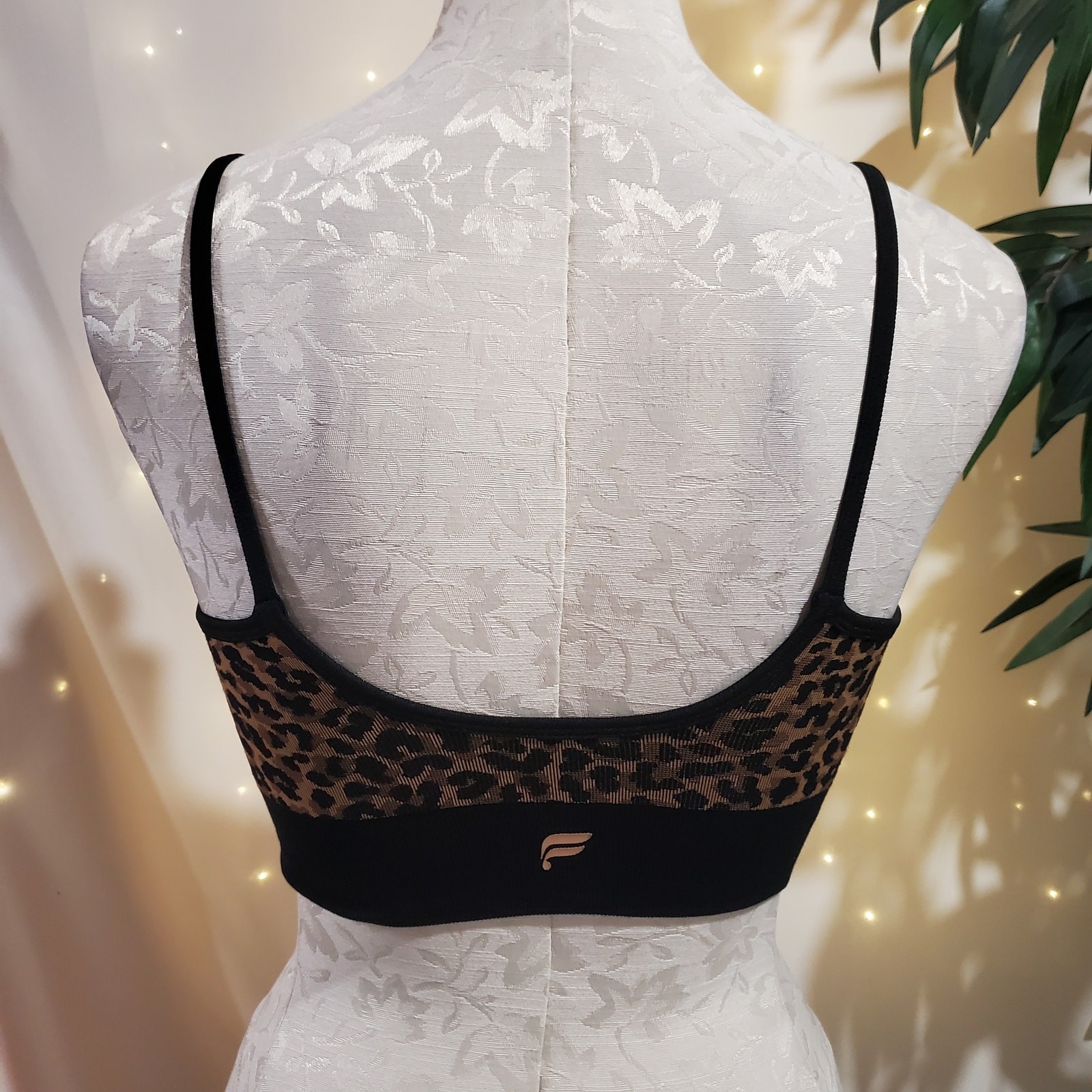 Fabletics Cloud Seamless Leopard Print Midi Brale… - image 5