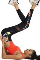 Desigual Calix Damen-Leggings Schwarz Hohe Taille Fitness Xl