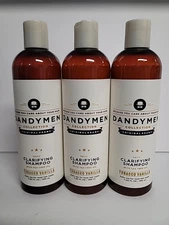 MEN'S Shampoo Tobacco Vanilla Sent Clarifying with Tea Tree Oil 11.83 oz 3 Pack