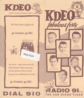 KDEO San Diego Top 40 Radio Music Survey 12 12 64 Beatles #2 I Feel Fine/She's A