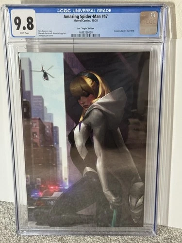 AMAZING SPIDER-MAN #47 CGC 9.8  LEE EXCLUSIVE VIRGIN VARIANT SPIDER-GWEN