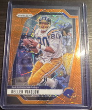 Panini Prizm Orange Lazer Prizm Kellen Winslow #164 San Diego Chargers Football