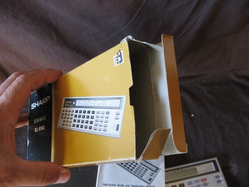 Ancienne calculatrice finance "pour pièce" Sharp EL-5102 Made in Japan Vs 1975 - Afbeelding 10 van 11