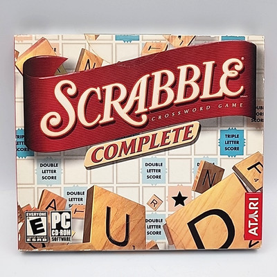 Scrabble Complete 2003 CD-ROM Game E For Everyone Atari Crossword NEW Sealed